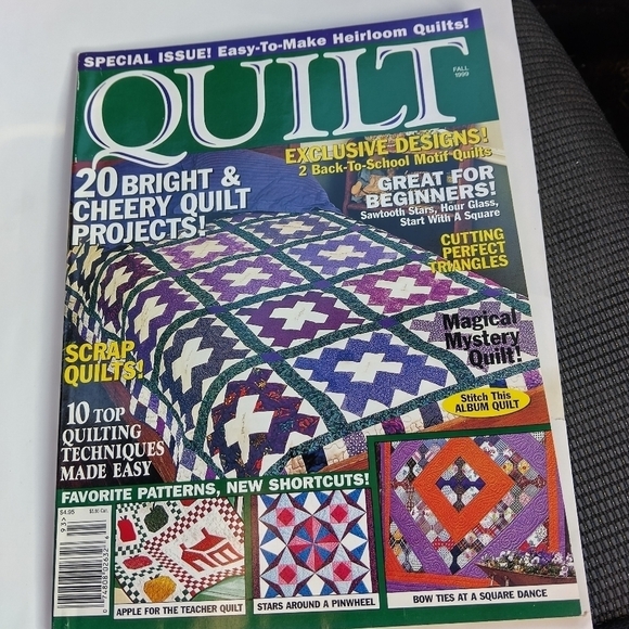 Vintage Quilt Magazine Fall 1999 Quilting Quilt Patterns - Picture 1 of 5